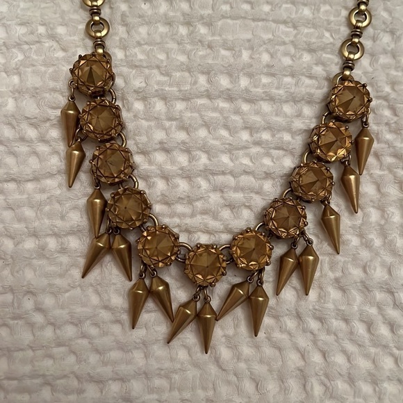 J. Crew Jewelry - NWT jcrew gold spike necklace